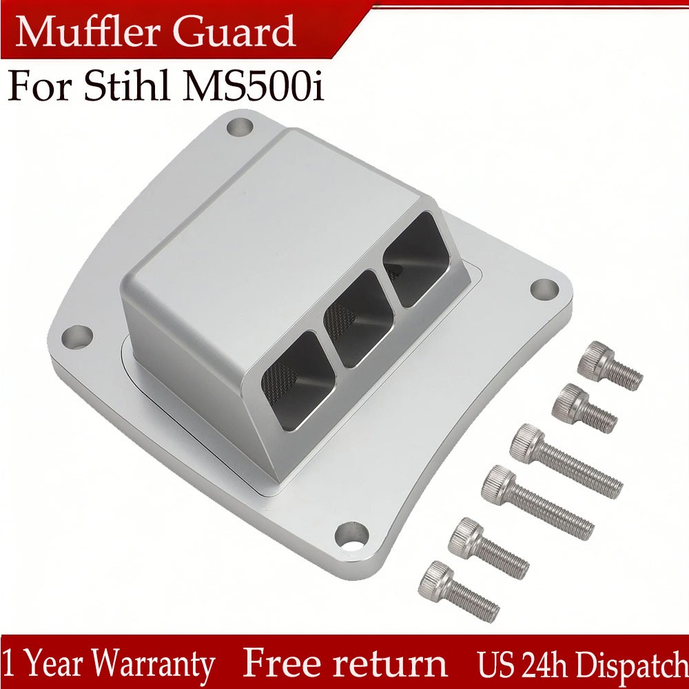 For Stihl MS500i Chainsaw Performance Muffler Exhaust Aluminum Cover Kit US