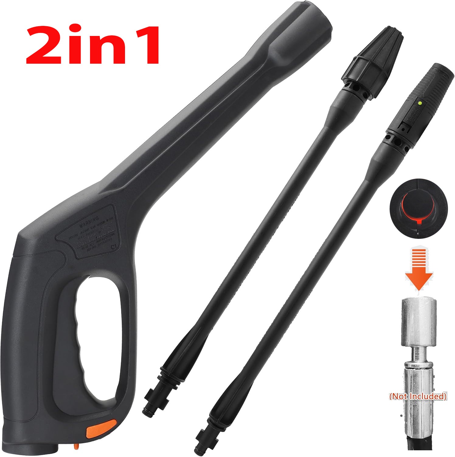 High Pressure Washer Gun Kit Fit for Portland Pulsar TaskMaster Electric Washers