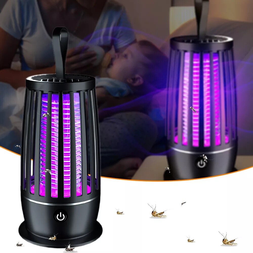 Electric Insect Killer Portable Mosquito Zapper Lamp Indoor Pest Fly Trap 2PACK