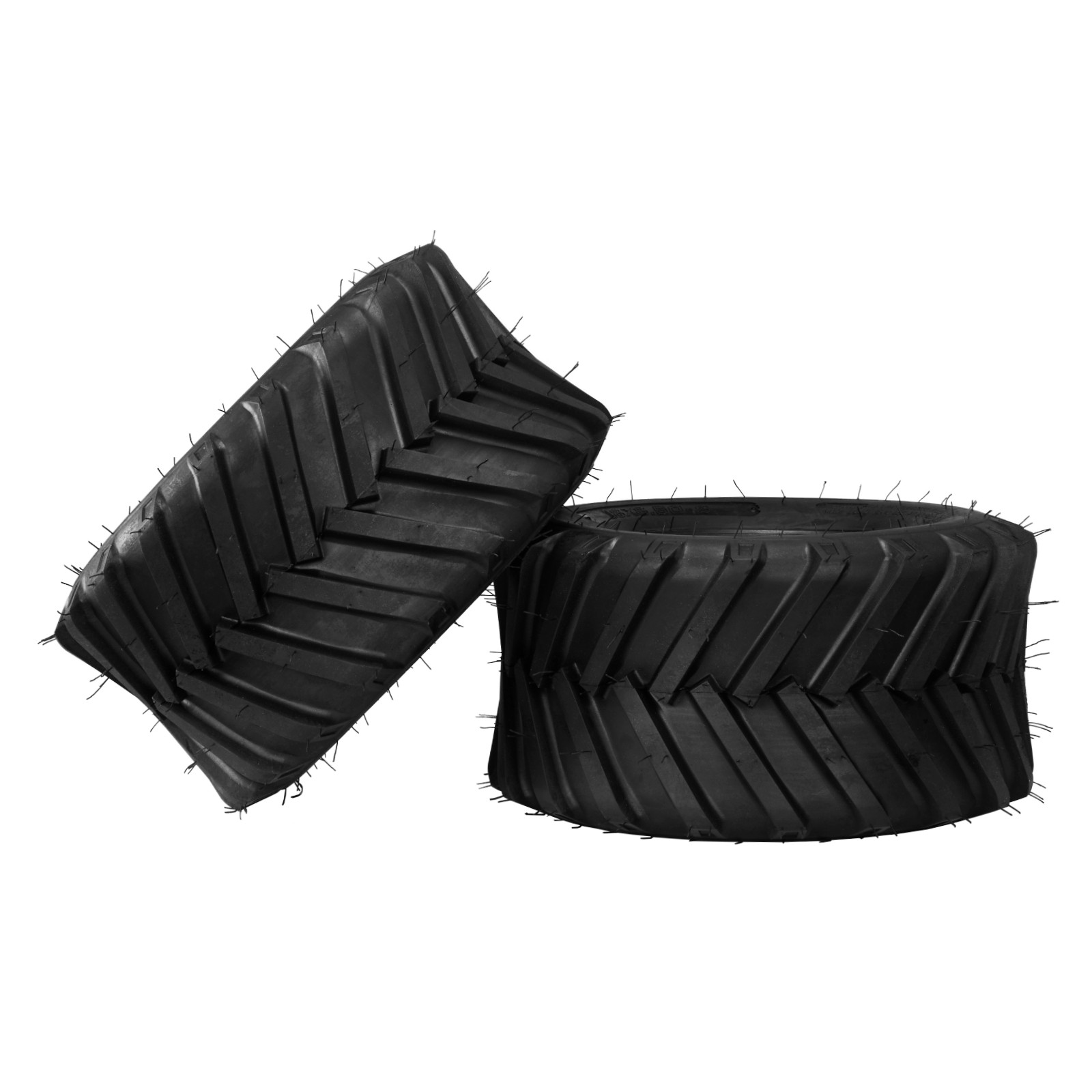 Two 18×8.50-8 18×8.5-8 18×8.5×8 Lawn Mower Tractor Turf Tires 6 Ply Tubeless