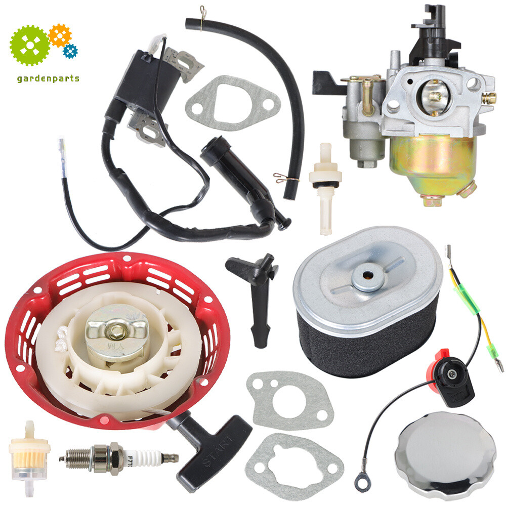 Carburetor Air Filter Ignition Coil Recoil For Honda GX160 GX200 5.5hp Engine