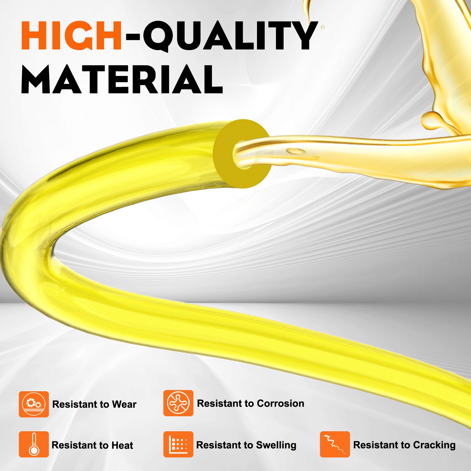 4 Size 16 Feet Fuel Line Hose Petrol Tubing Chainsaw Common Weedeater 2 Cycle