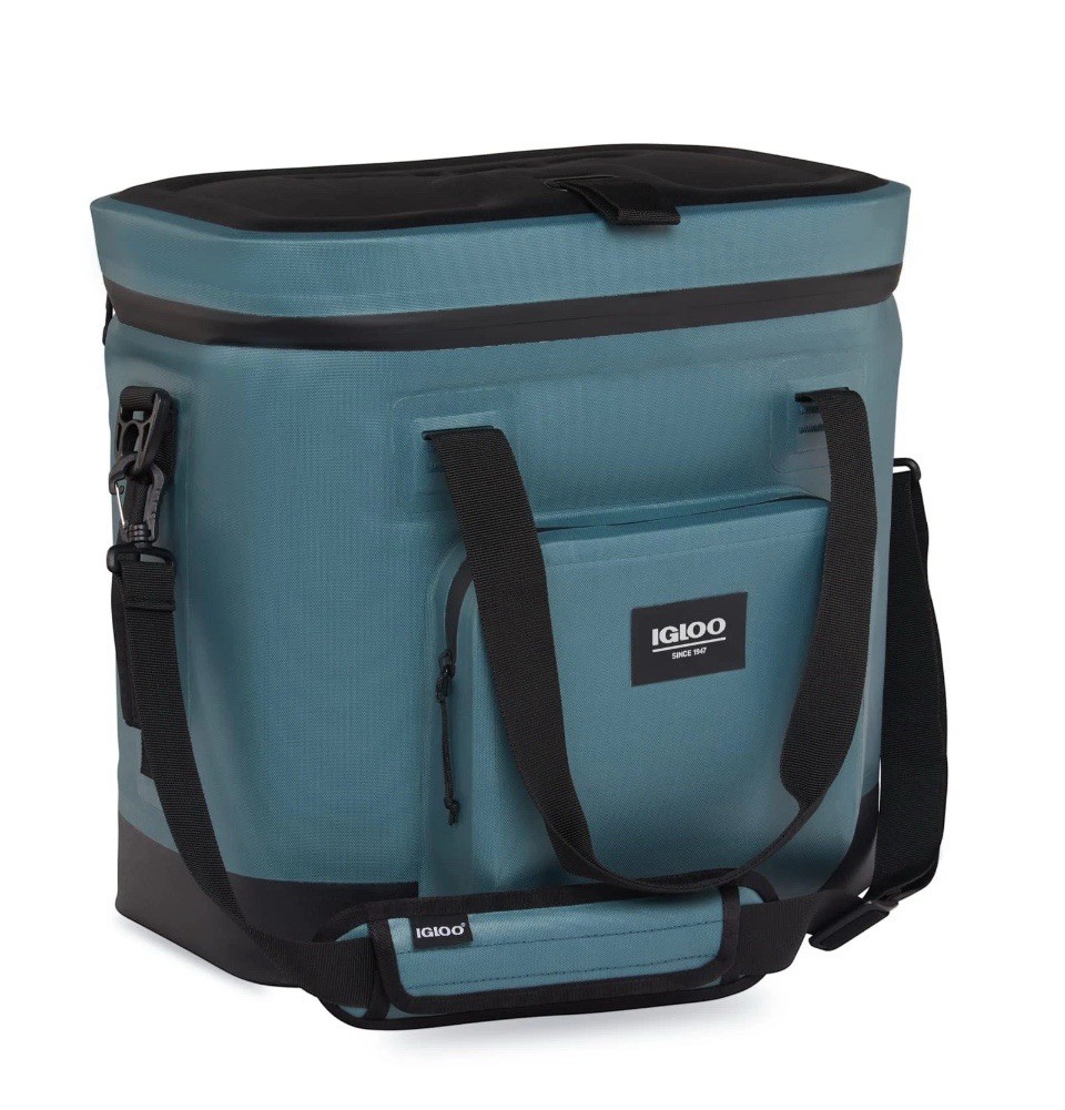 Igloo Bag Cooler Trailmate Max Cold Ultra 30-Can Zip Pocket Strap Spruce Green