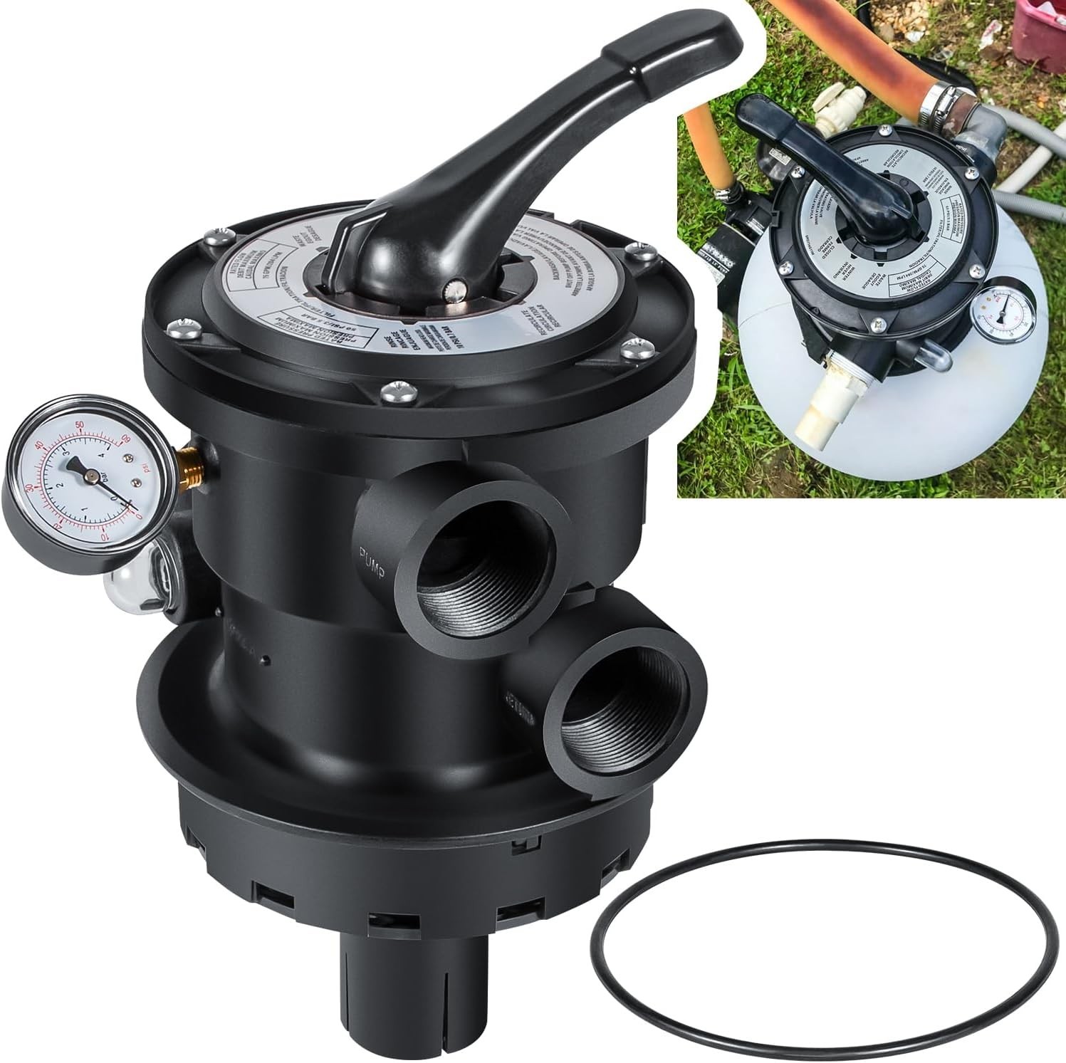 Replacement for Hayward SP0714T VariFlo Top-Mount MultiportVL Series Sand Filter