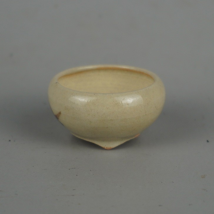 Japanese Bonsai Pot Zeko Noriyuki Mame Akae Sparrow Round 4cm-BP1264