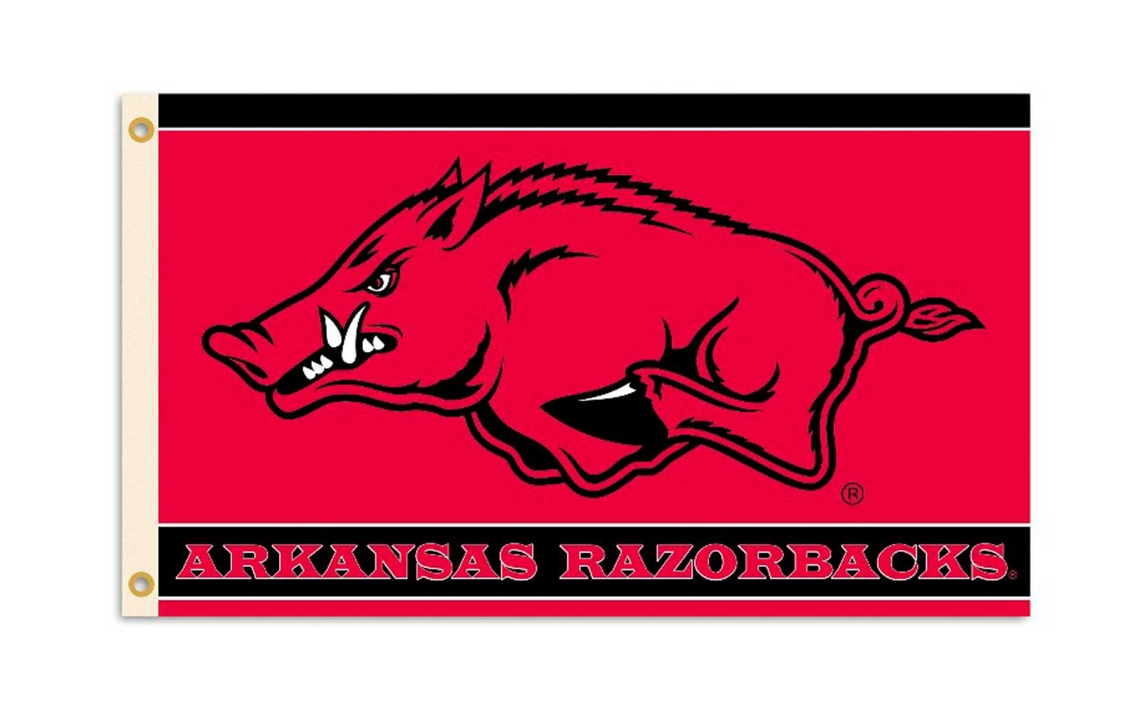 ARKANSAS RAZORBACKS 1-SIDED 3′ x 5′ FLAG