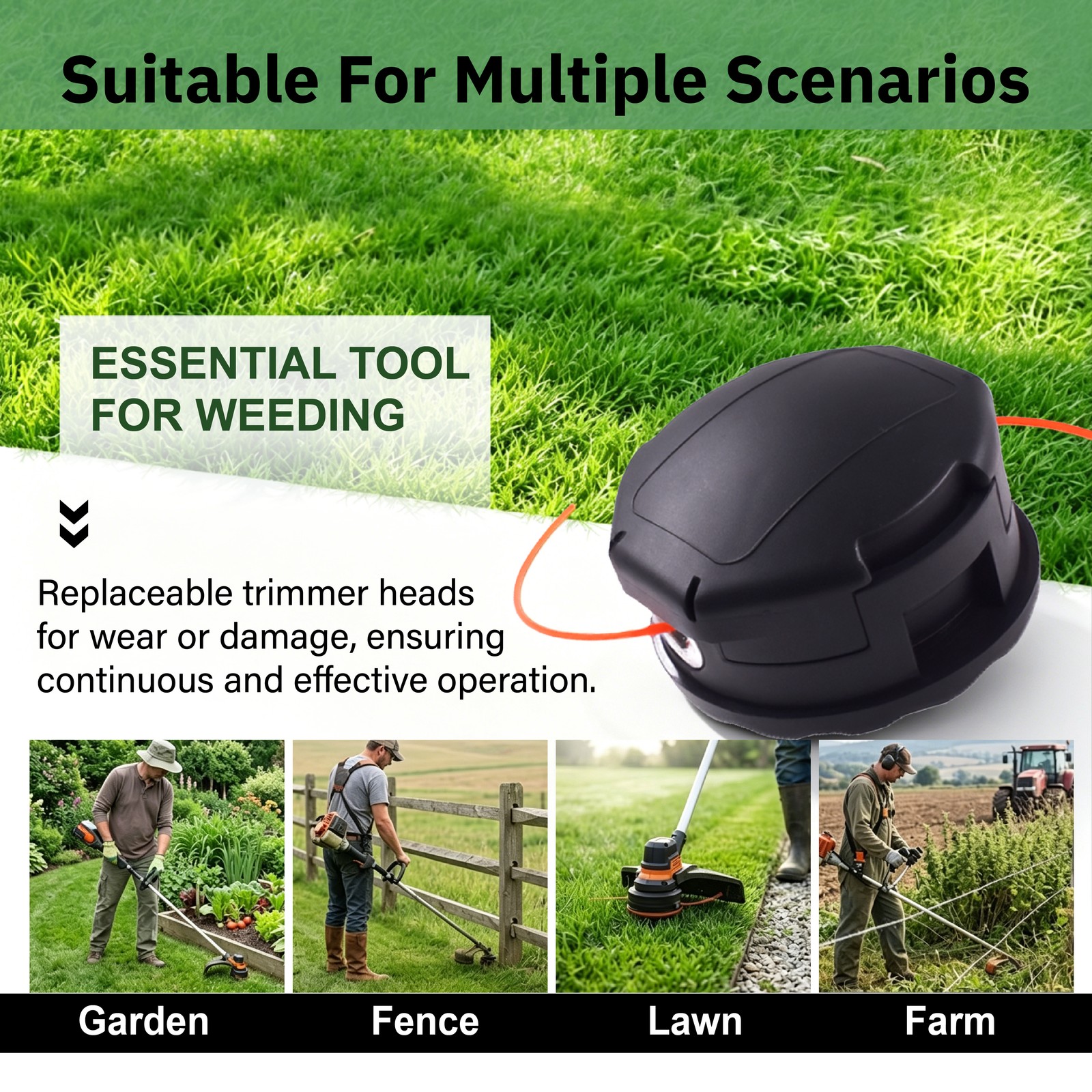 SRM-225 String Trimmer Head for Echo PAS-225 GT-2200 SRM-280 SRM-2620 SRM-2620T
