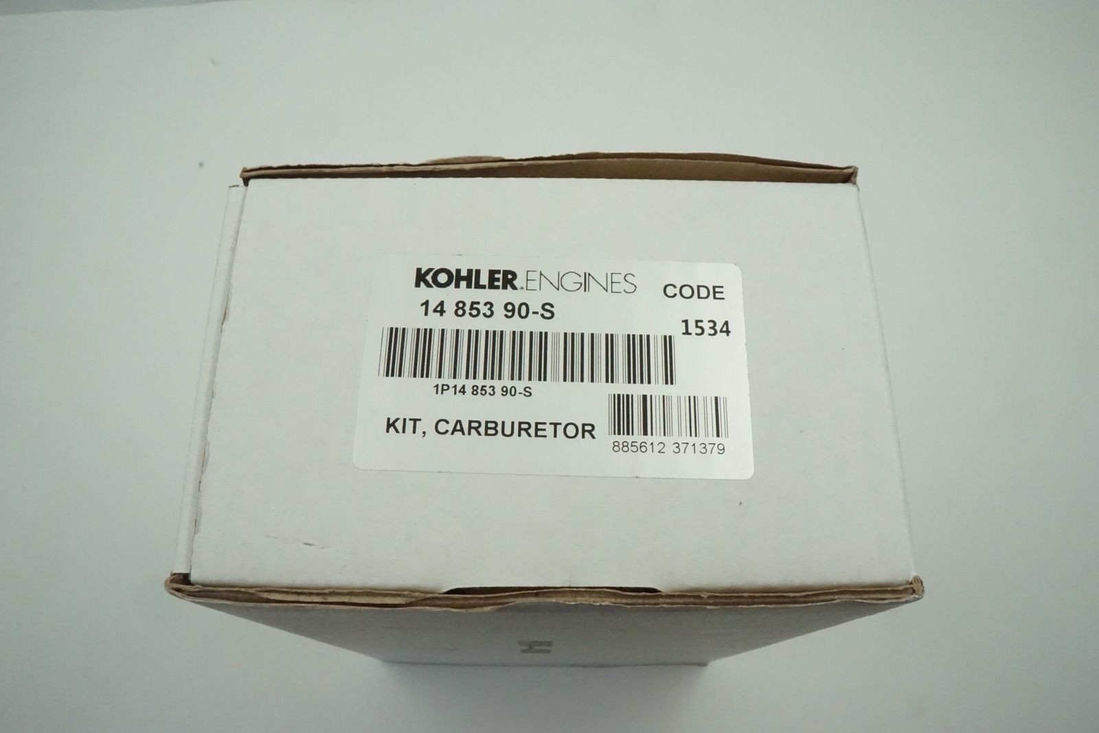 NEW GENUINE OEM KOHLER PART # 14 853 90-S CARBURETOR WITH GASKETS