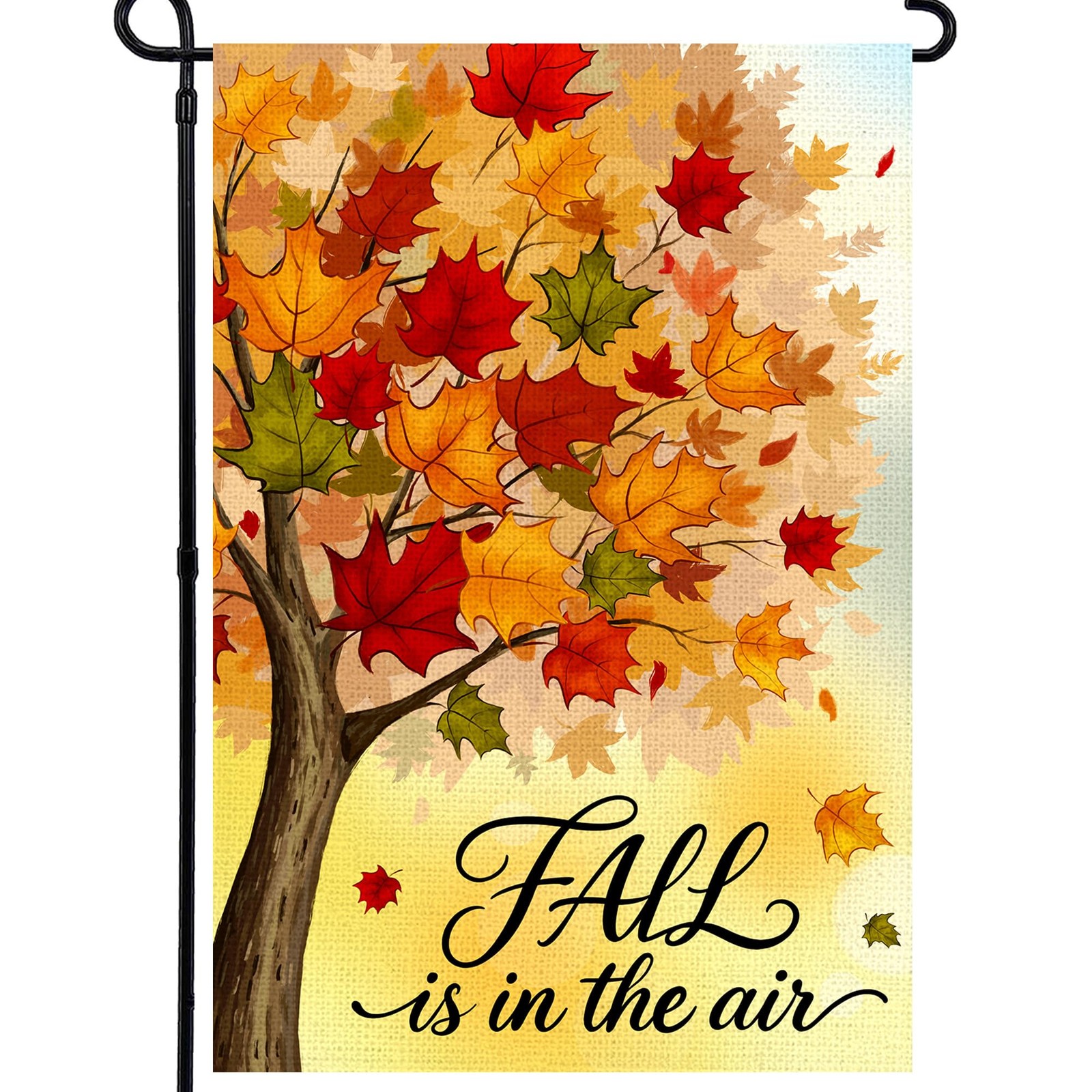 Fall Tree Garden Flag 12 x 18 Inch Double Sided Outdoor