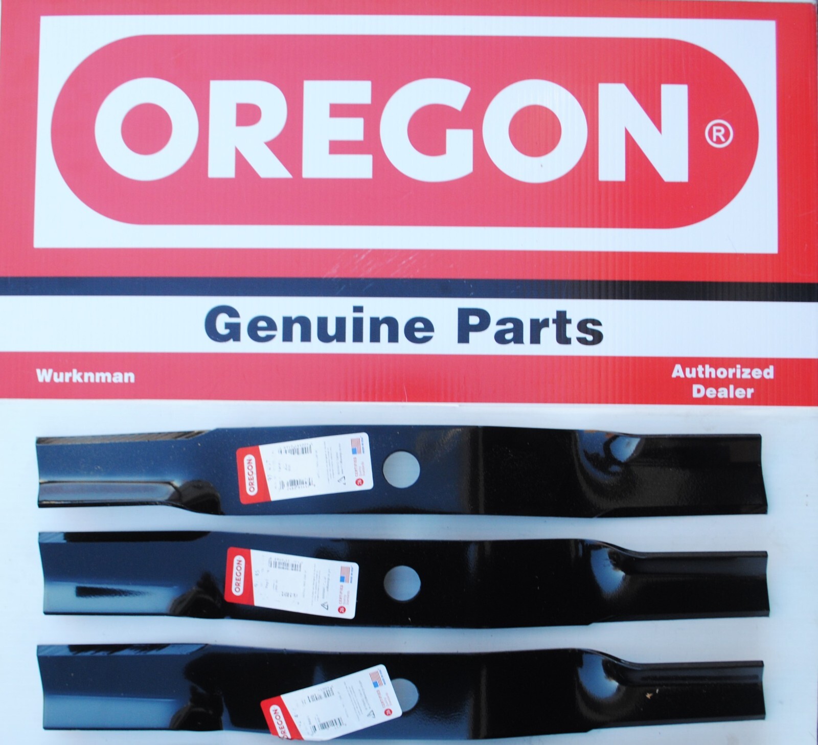 3 PK Oregon 91-457 Mower Blade 20-15/16″ Landpride 890-171C 890-204C 890-375C