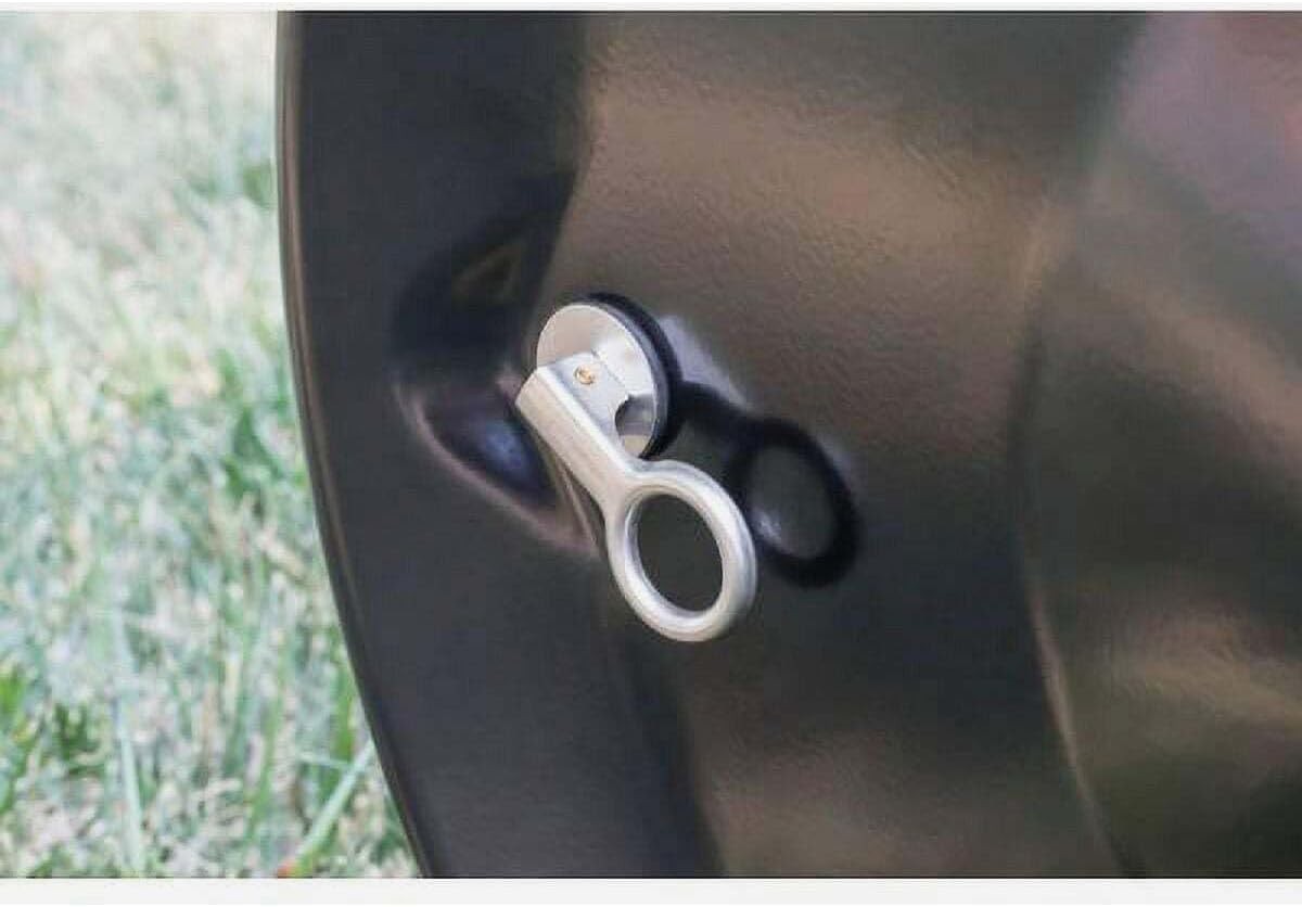 Authentic 1-1/4 Roller Plug in Silver/Black – Top Quality Lawn Attachment