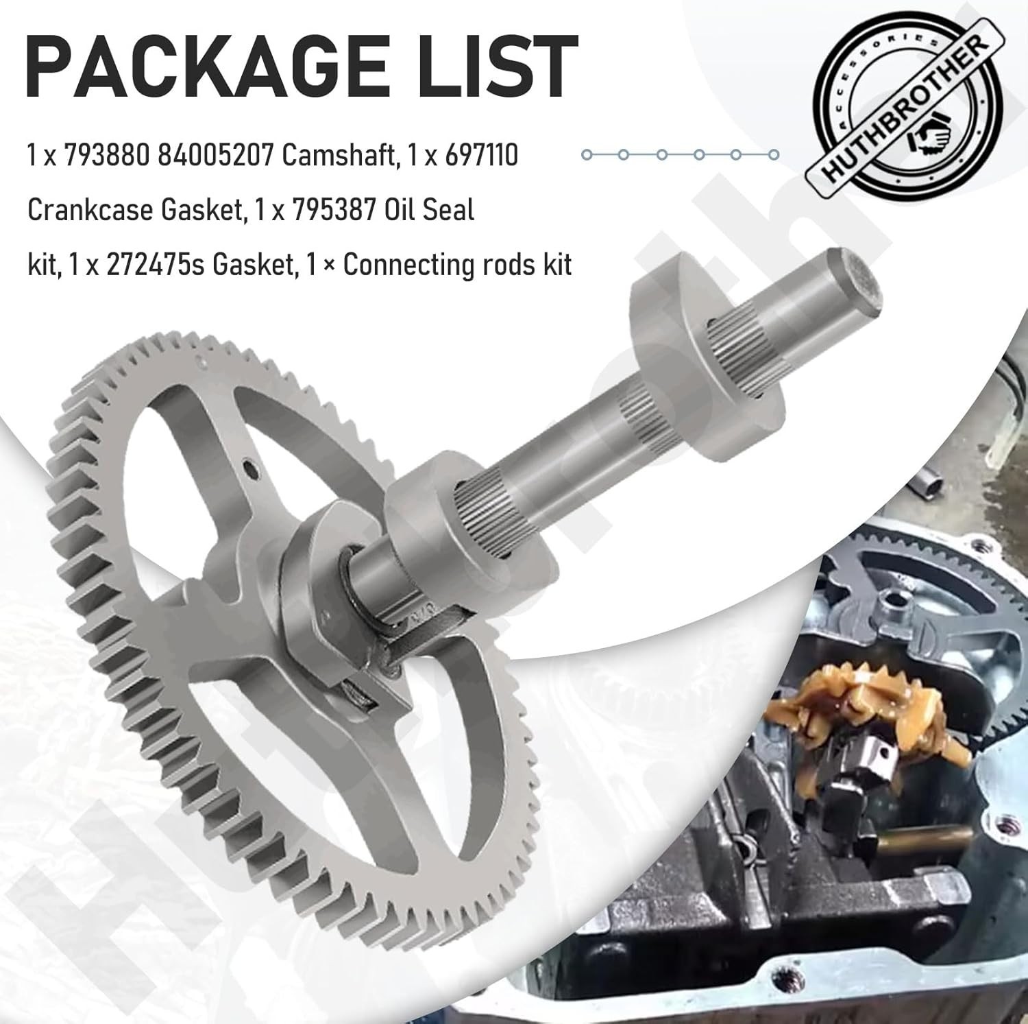 Camshaft 84005207 for Briggs & Stratton 793880 793583 792681 791942 795102 Camsh
