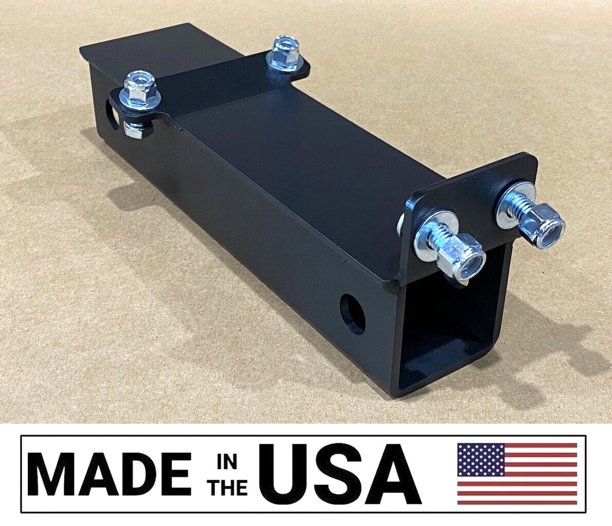 [SR] REAR 2″ HITCH Receiver Adapter Bracket BAD BOY ROGUE & REBEL MOWER 2019-up