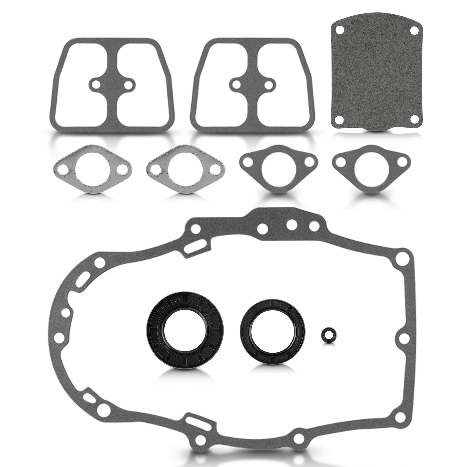 For Kawasaki FH721V Crankcase Breather PCV Rocker Gasket Set + All oil seals