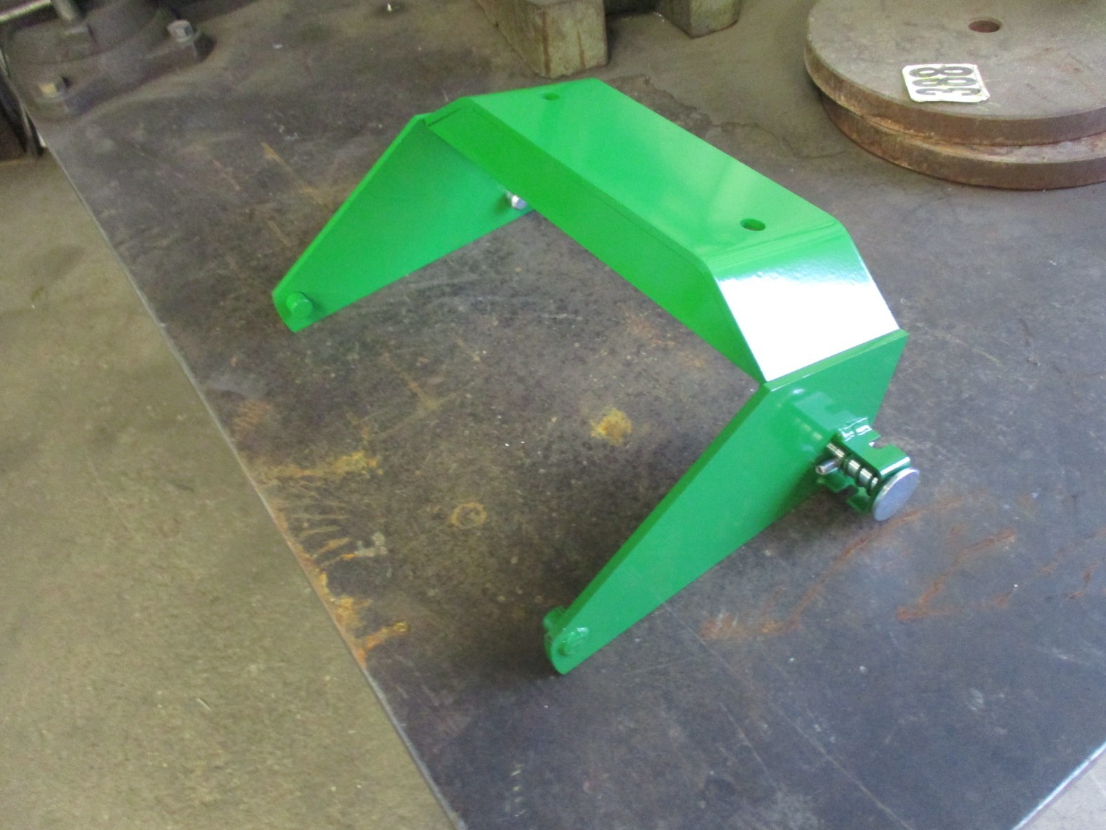 John Deere garden tractor front slab weight bracket 110 140 210 317 lawn mower