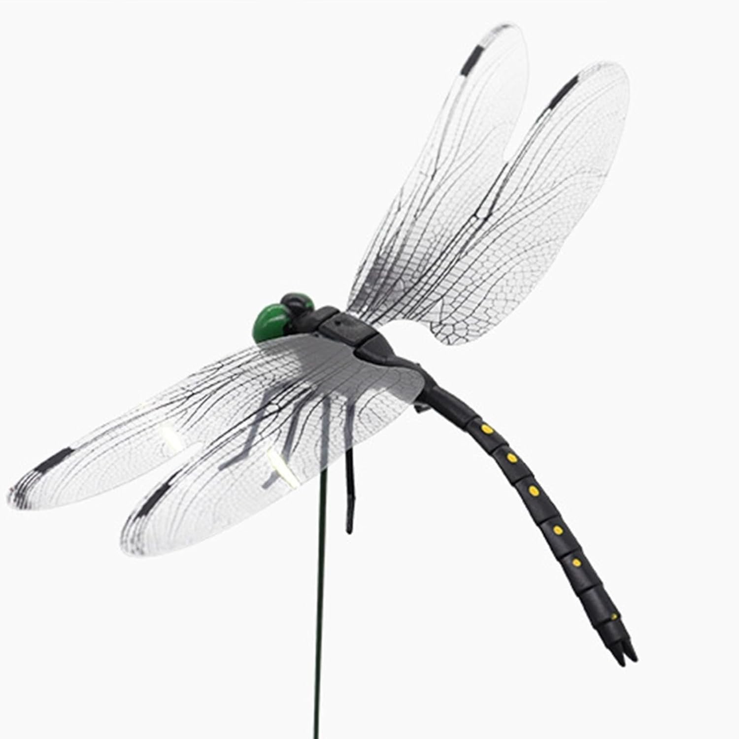 1-12PCS New Dragon Fly Clips for Bugs Repellent, 3D Clip, Dragonfly Garden Decor