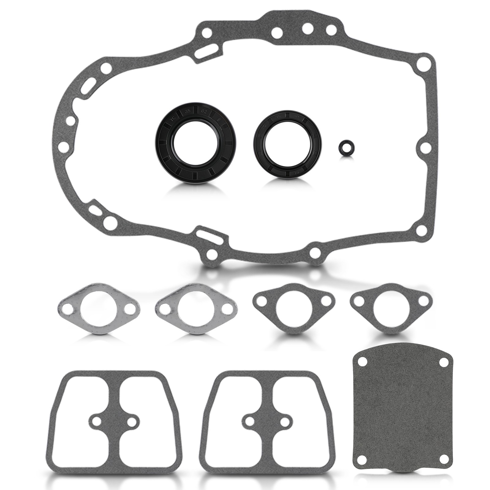 For Kawasaki FH721V Crankcase Breather PCV Rocker Gasket Set + All oil seals