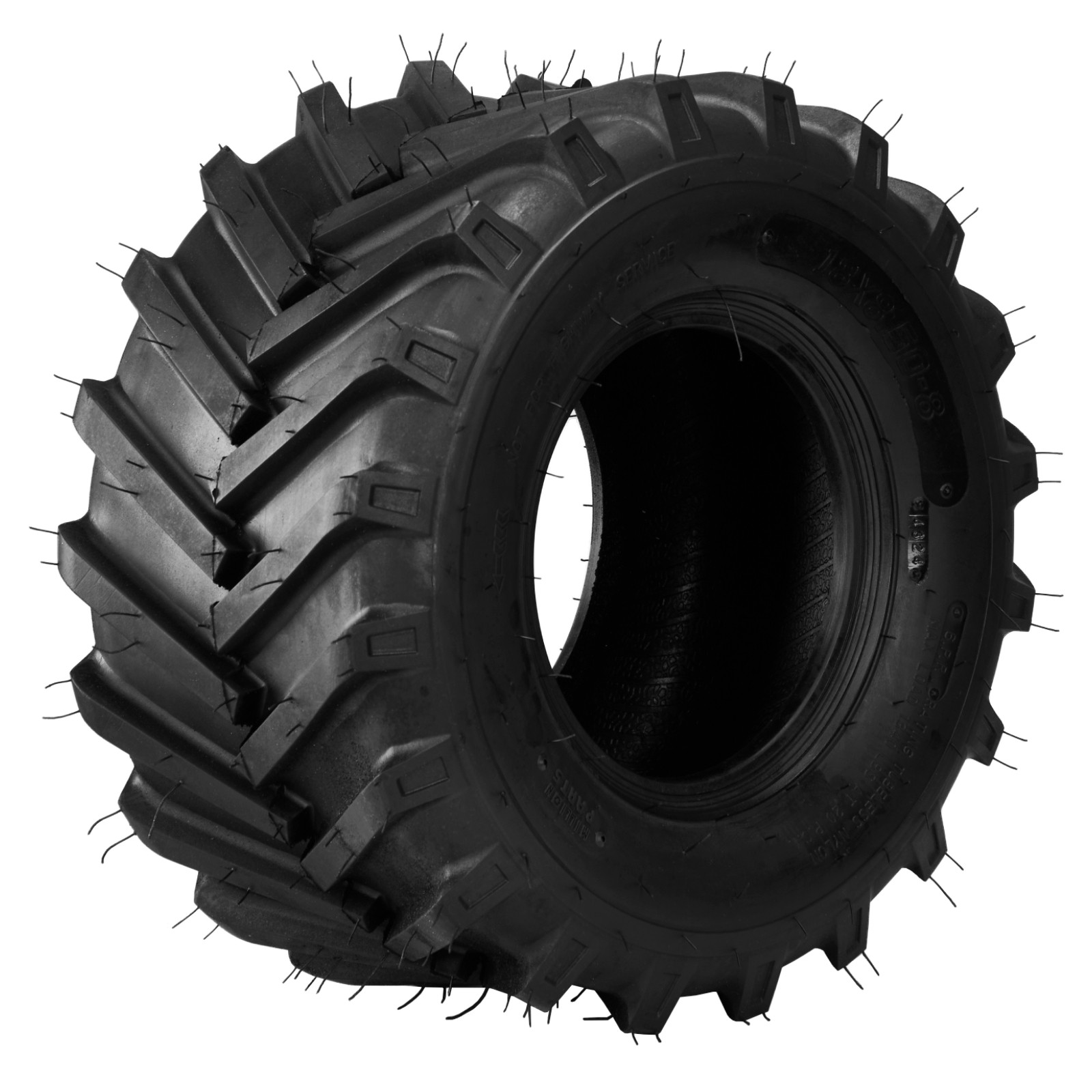 Two 18×8.50-8 18×8.5-8 18×8.5×8 Lawn Mower Tractor Turf Tires 6 Ply Tubeless