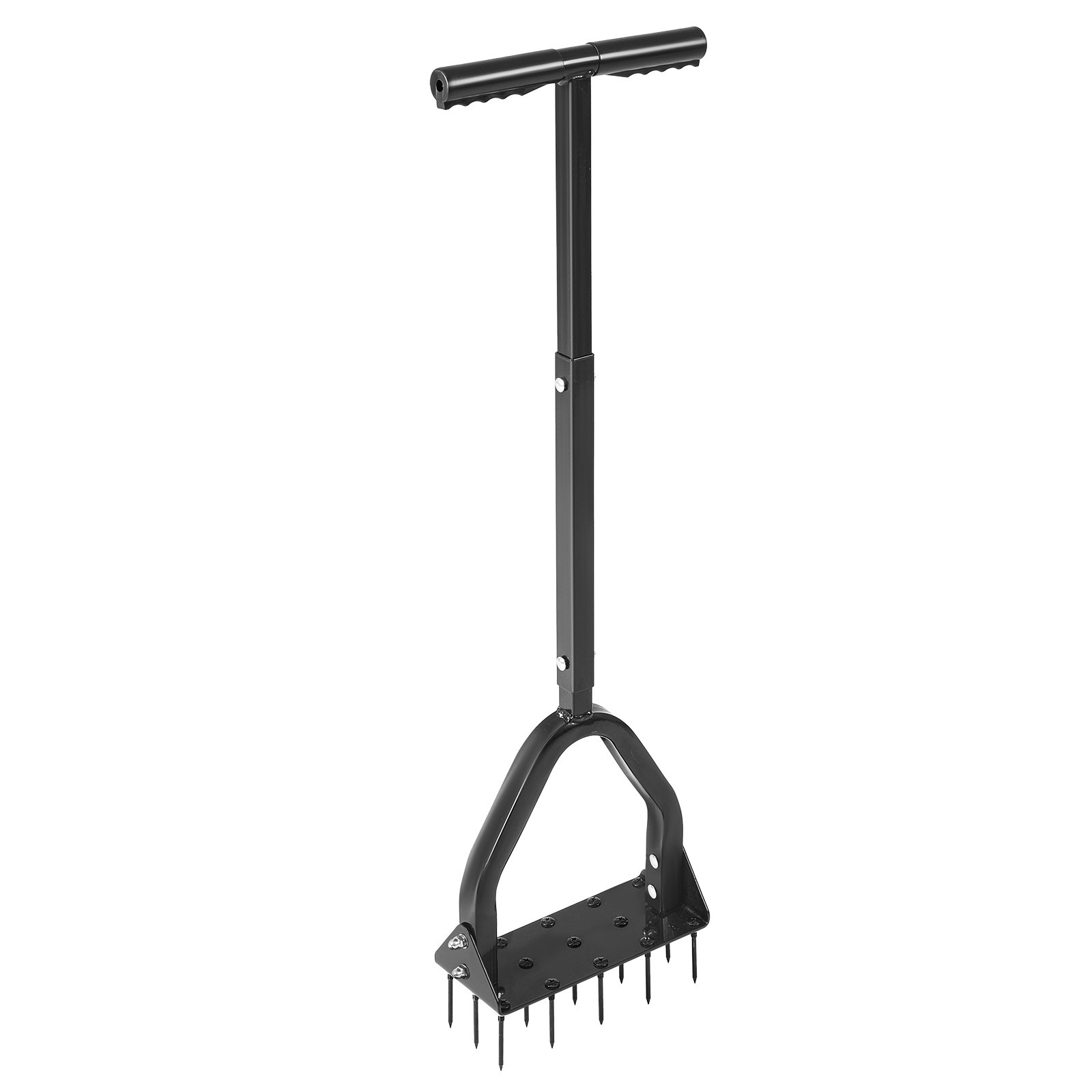 Uimoso Manual Lawn Aerator Tool with 15 Spikes for Compact Soil, 9.2 in Design