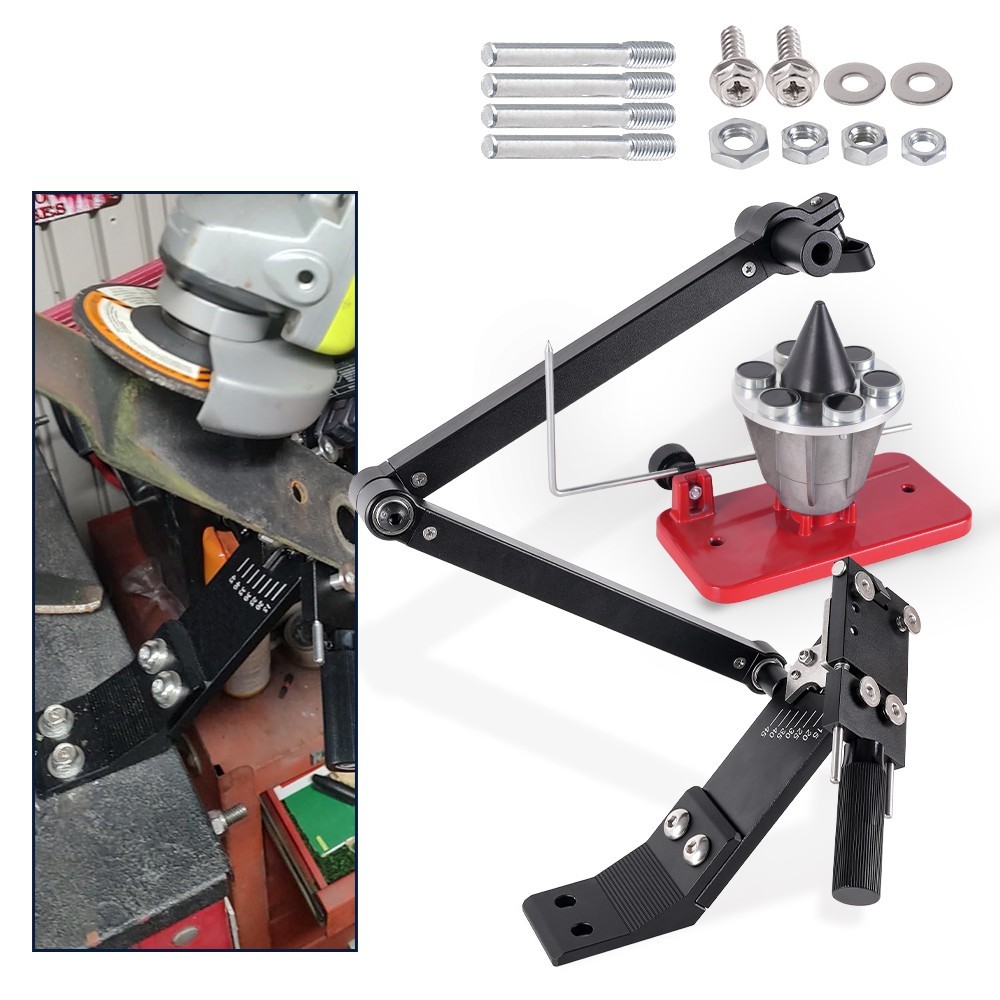 Lawn Mower Blade Sharpener & Magnetic Balancer 42-047 Kit 15°-45° Adjustable