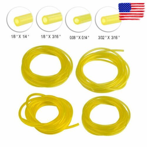 Fuel Line Hose Tygon Tube w/ 4 Sizes Tubing for Common 2 Cycle Small Engine
