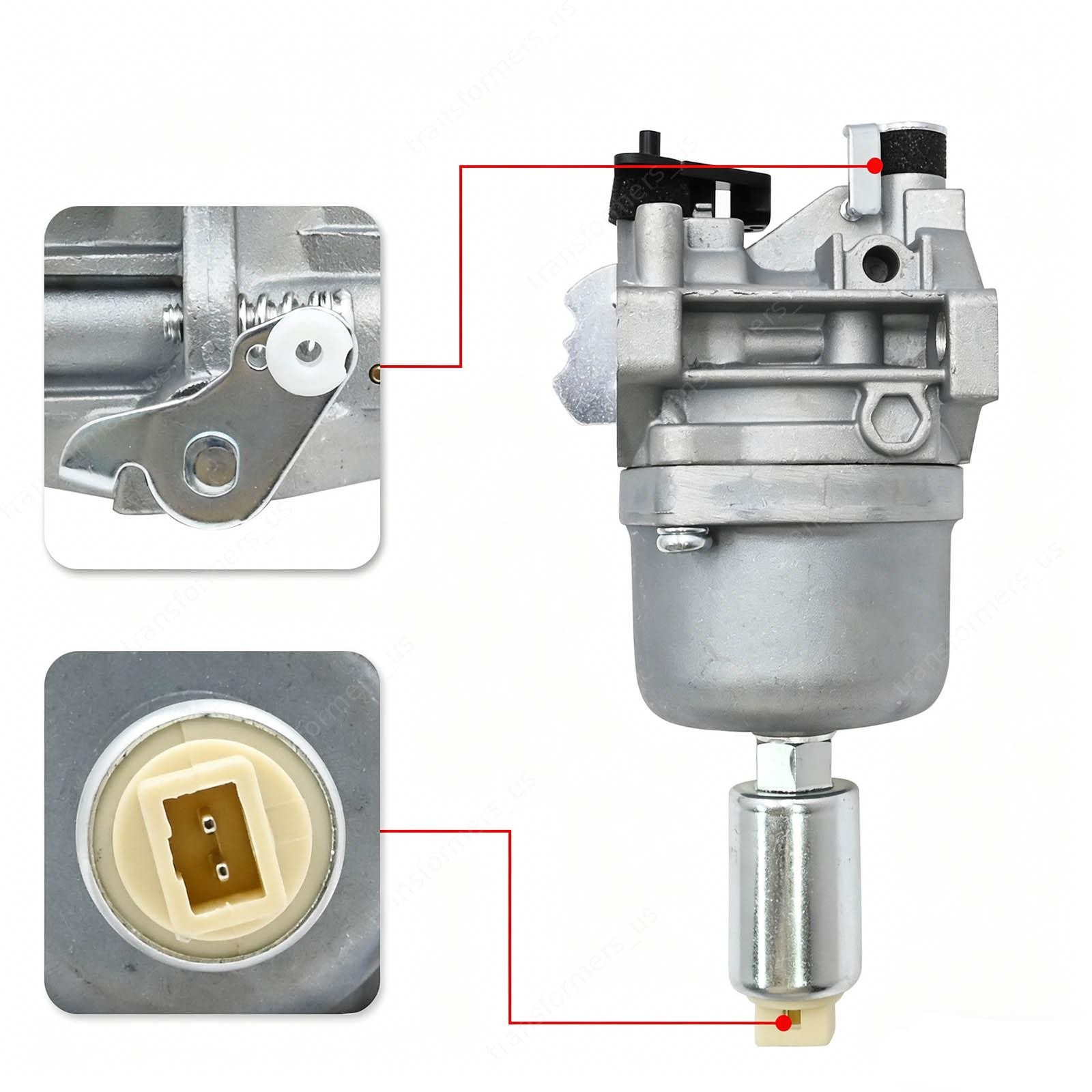 Carburetor With Kit For Troy Bilt Pony Mower 13wm77ks011 w/ 15.5 HP B&S Engine