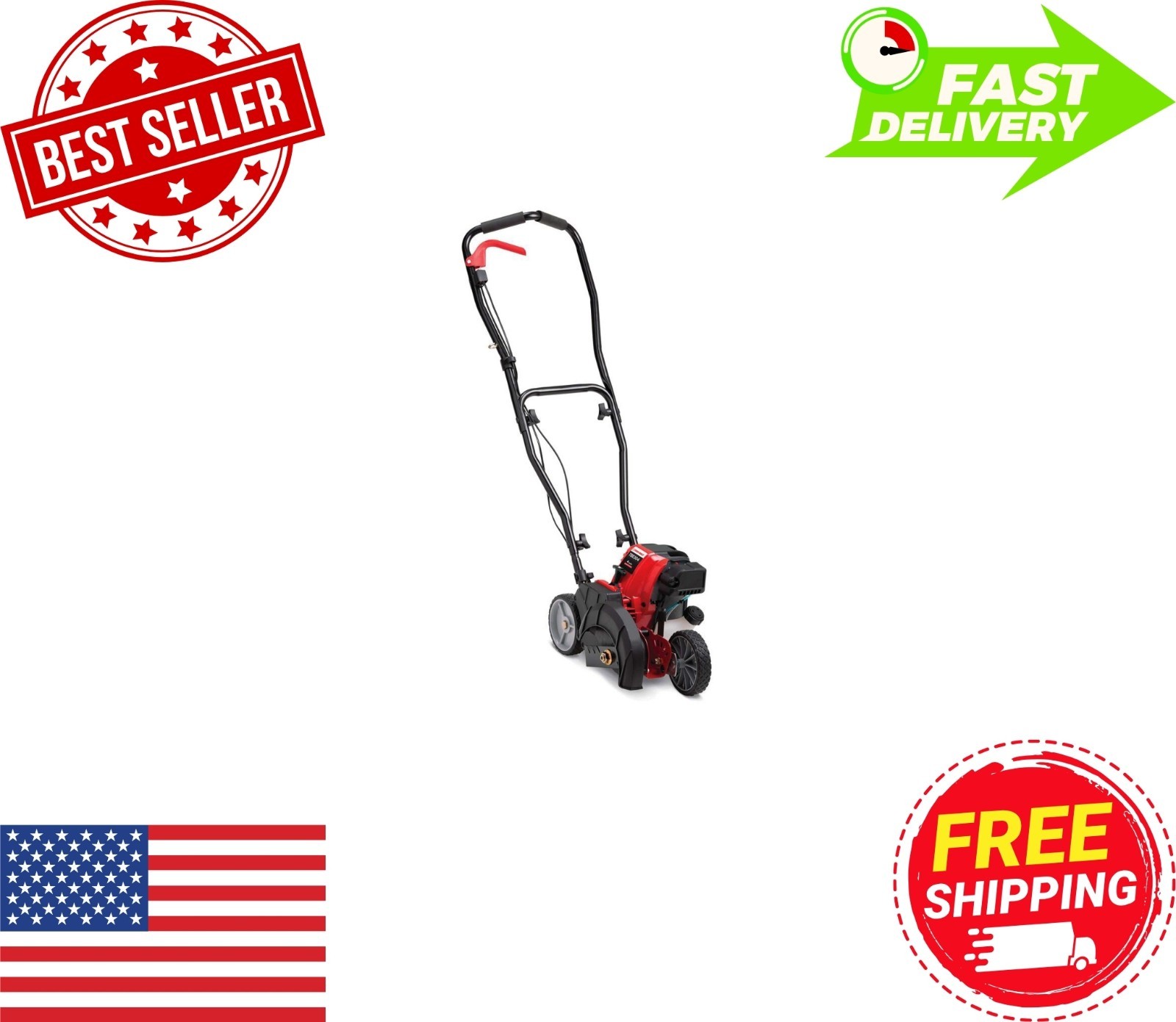 Troy-Bilt TBE304 Gas Edger 30cc 4-Cycle 9″ Blade Lawn Driveway Sidewalk