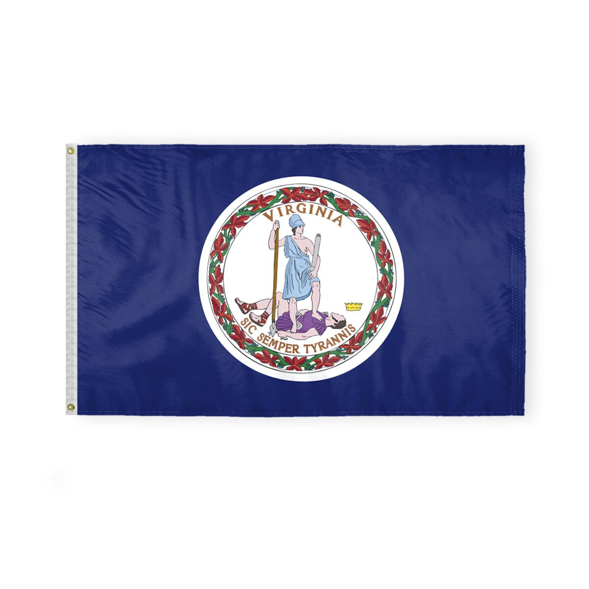 State of Virginia Premium Quality 3×5 3’x5′ 68D Woven Poly Nylon Flag Banner