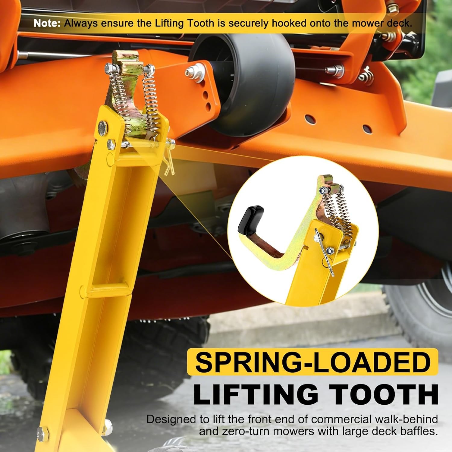 800Lbs Lawn Mower Lift Jack Telescopic Lifting Tool Maintenance Garden Tractors