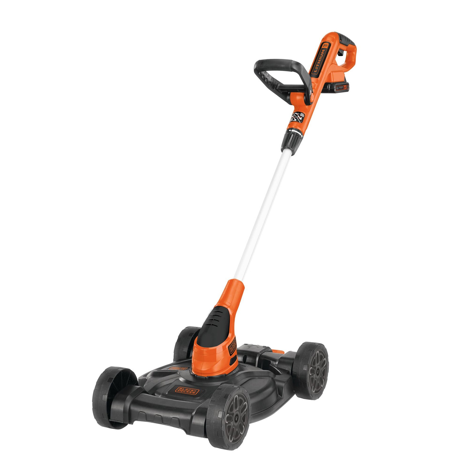 BLACK+DECKER 20V MAX* Lithium 12 Inch 3-In-1 Compact Mower – MTC220