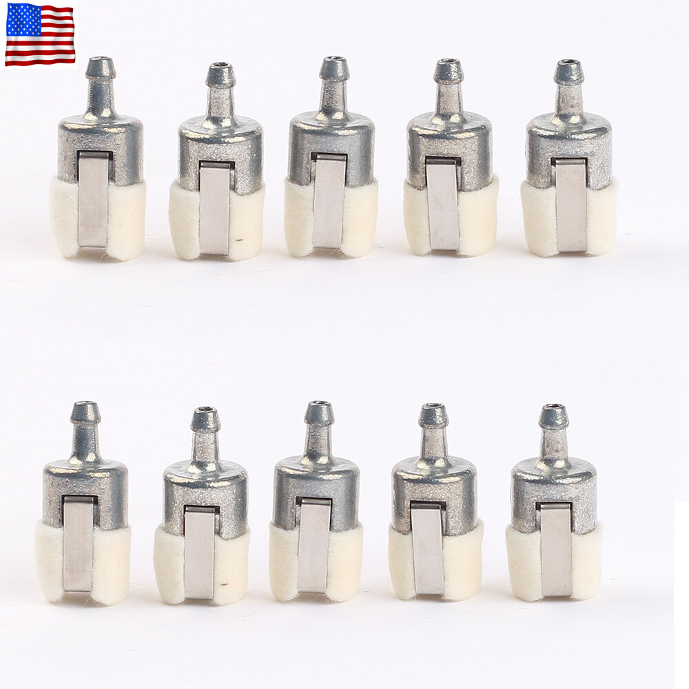 10 Pack fuel filter 125-527-1 for Homelite Echo Husqvarna Stihl Poulan Chainsaws