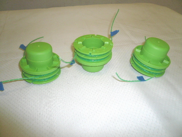 Lot of (3) EGO AS1200 Trimmer Spools For 56 Volt Cordless Trimmer Lithium Ion