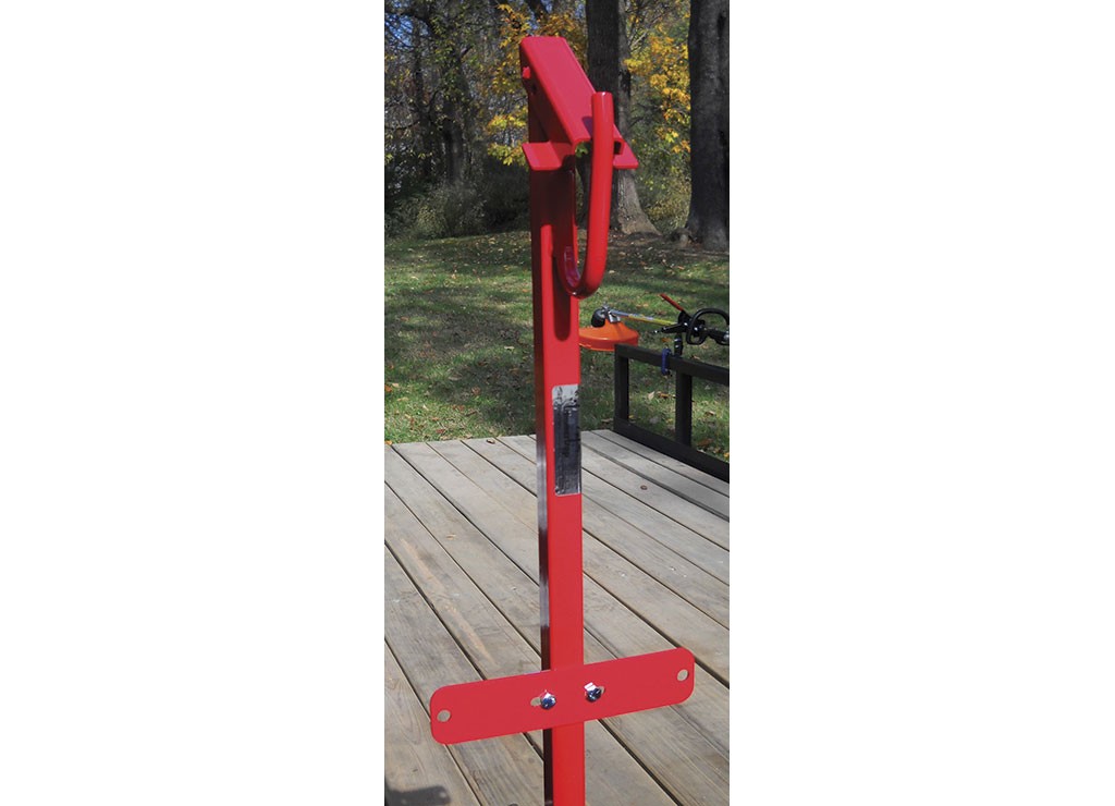 Trimmer Trap TTBR Backpack Blower Rack For Leaf Blower – Red