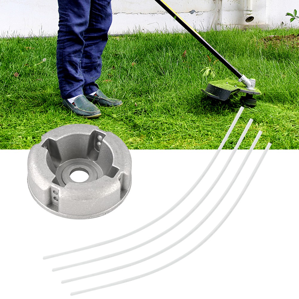 1xLawn Mower Steel Wire Grass Trimmer Head Brush Cutter Weed Eater Trimmer Head