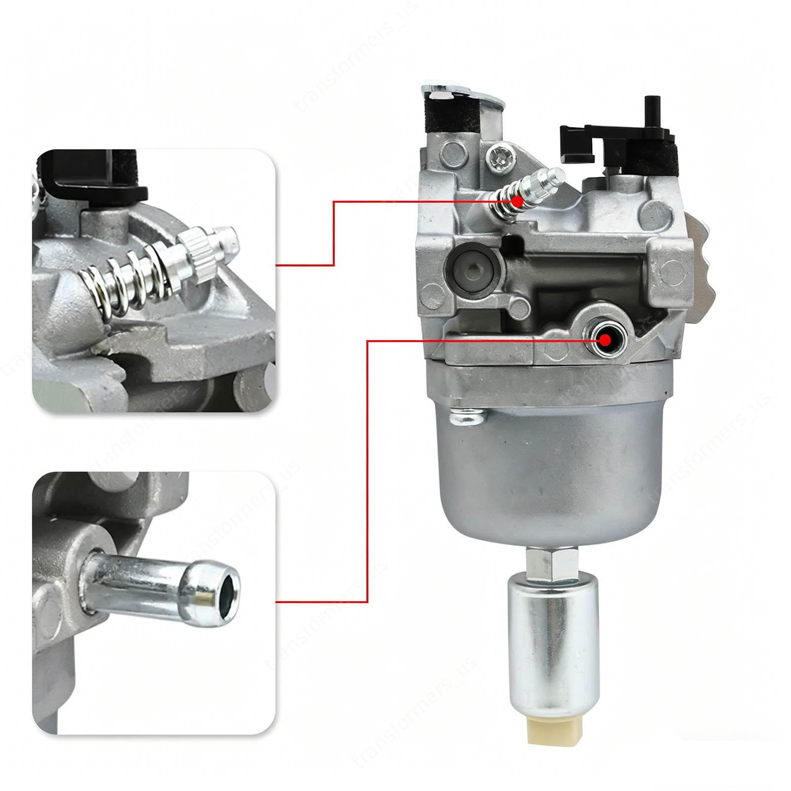 Carburetor With Kit For Troy Bilt Pony Mower 13wm77ks011 w/ 15.5 HP B&S Engine