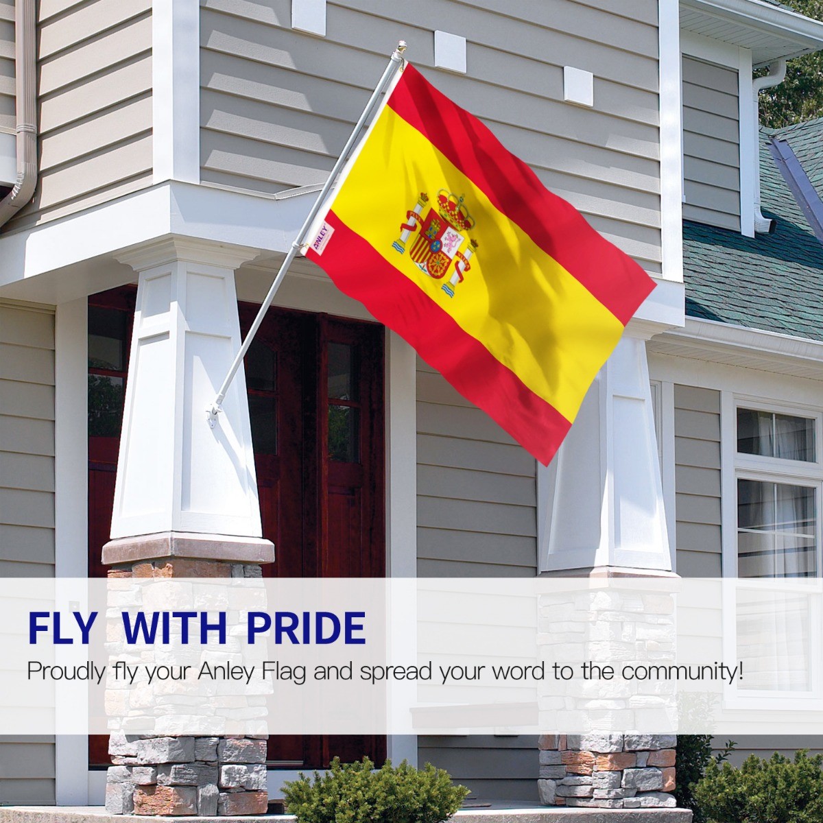 Anley Fly Breeze 3×5 Foot Spain Flag Spainish National Flags Polyester 3 X 5 Ft