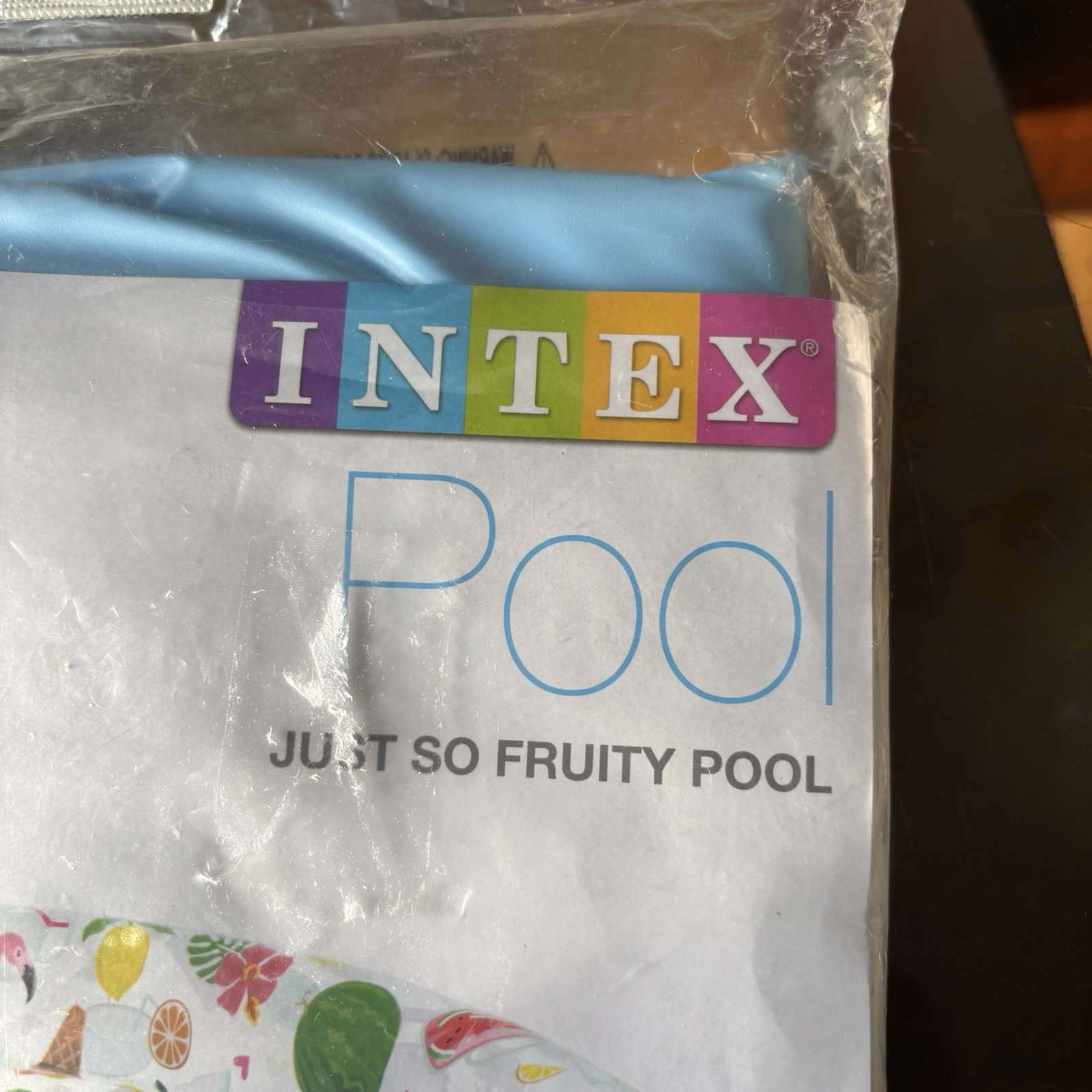 Intex Inflatable Just So Fruity Pool For Ages 2+ Years NEW UNOPENED
