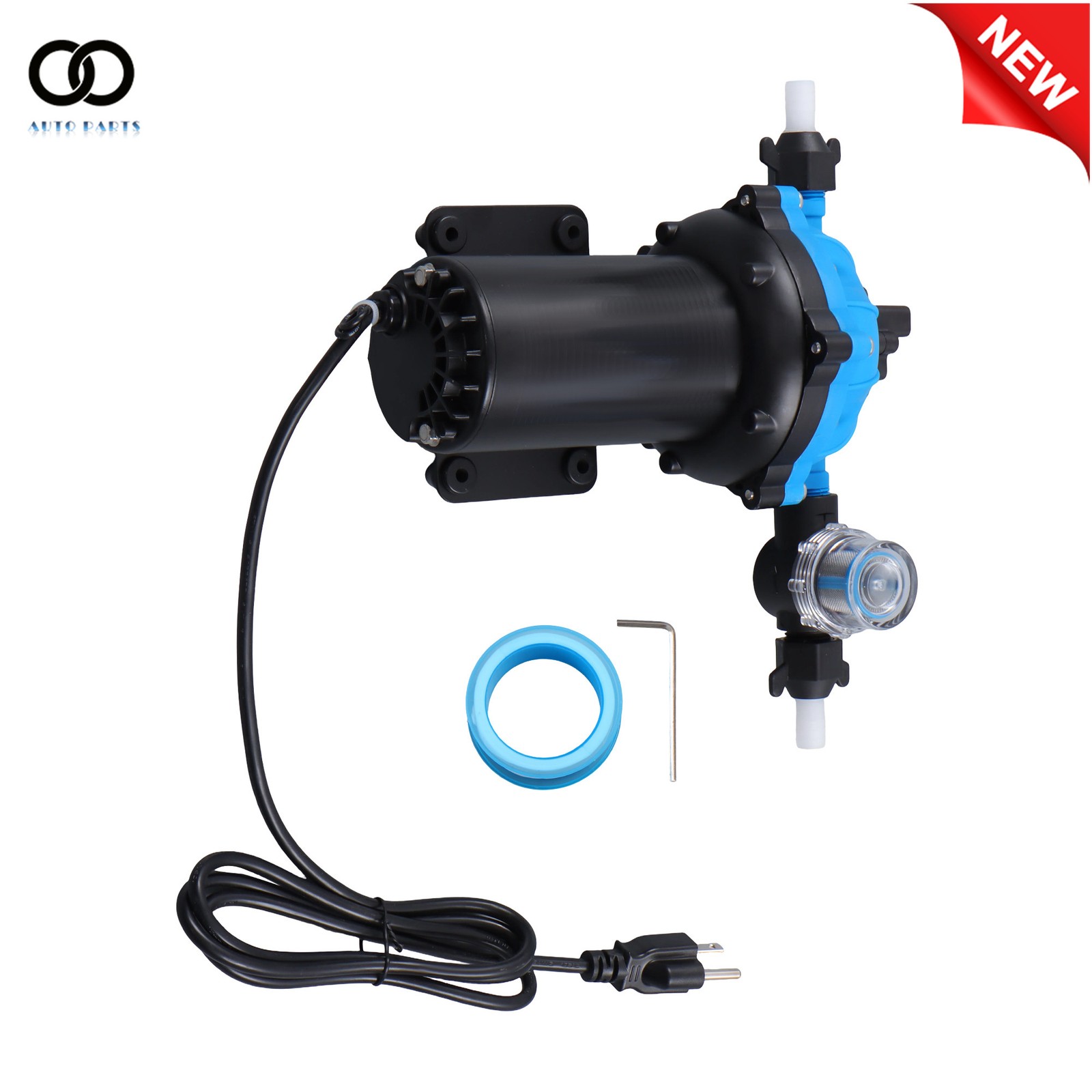 Water Diaphragm Pump 5-chamber 6GPM 80PSI 110V AC Self Priming RV Water Pump