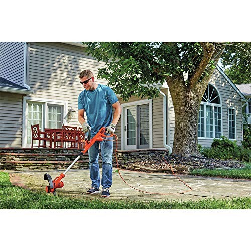 BLACK+DECKER String Trimmer Weed Wacker with Auto Feed, 6.5-Amp, 14″ (BESTA510)