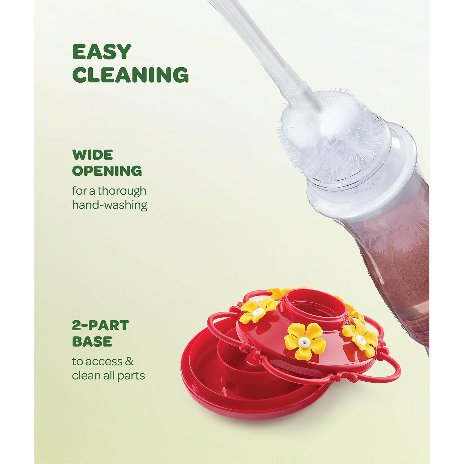 Hummingbird Feeder 10 oz [Set of 2] Plastic 10 – 2 Pack, 10oz