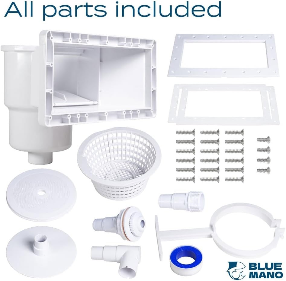 Wide Mouth Above Ground Pool Skimmer Complete Kit Replacement SP1091WM Dyna-Skim