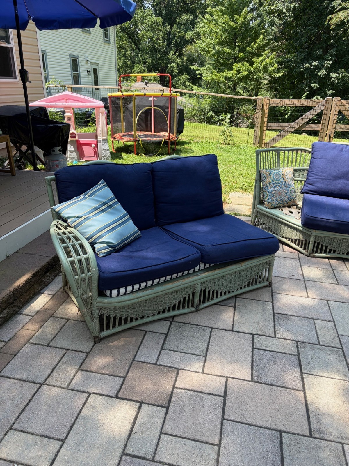 Vintage Ficks Reed 6 piece Rattan furniture set for patio, pool side, or sunroom