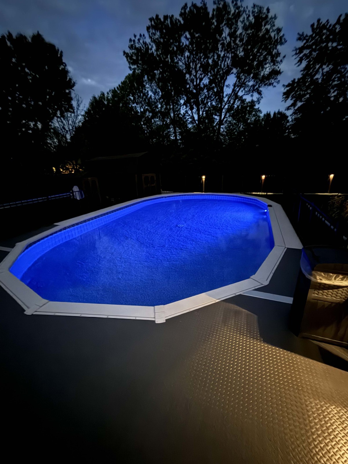 SANSI Pool Lights LED Submersible RGB Lamp IP68 Inground/Above Ground Remote