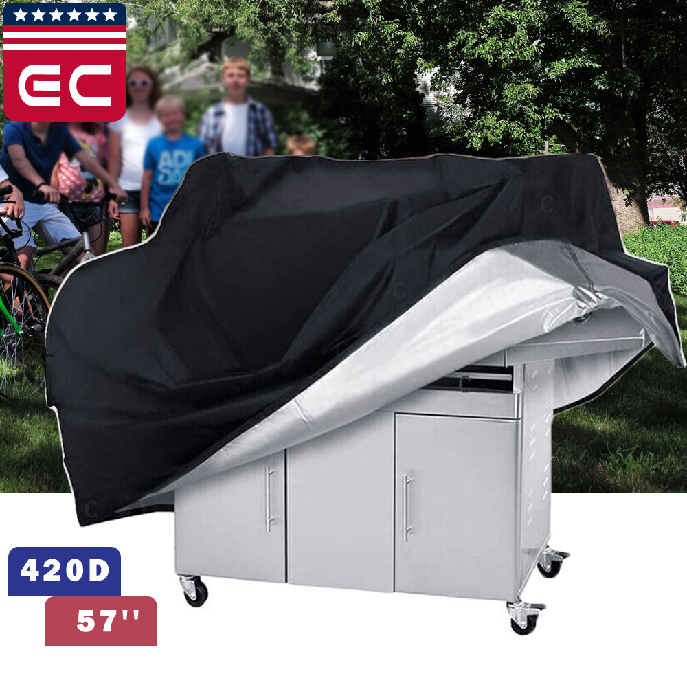 Heavy Duty BBQ Grill Cover Waterproof UV & Fade Resistant Gas Grill Protector