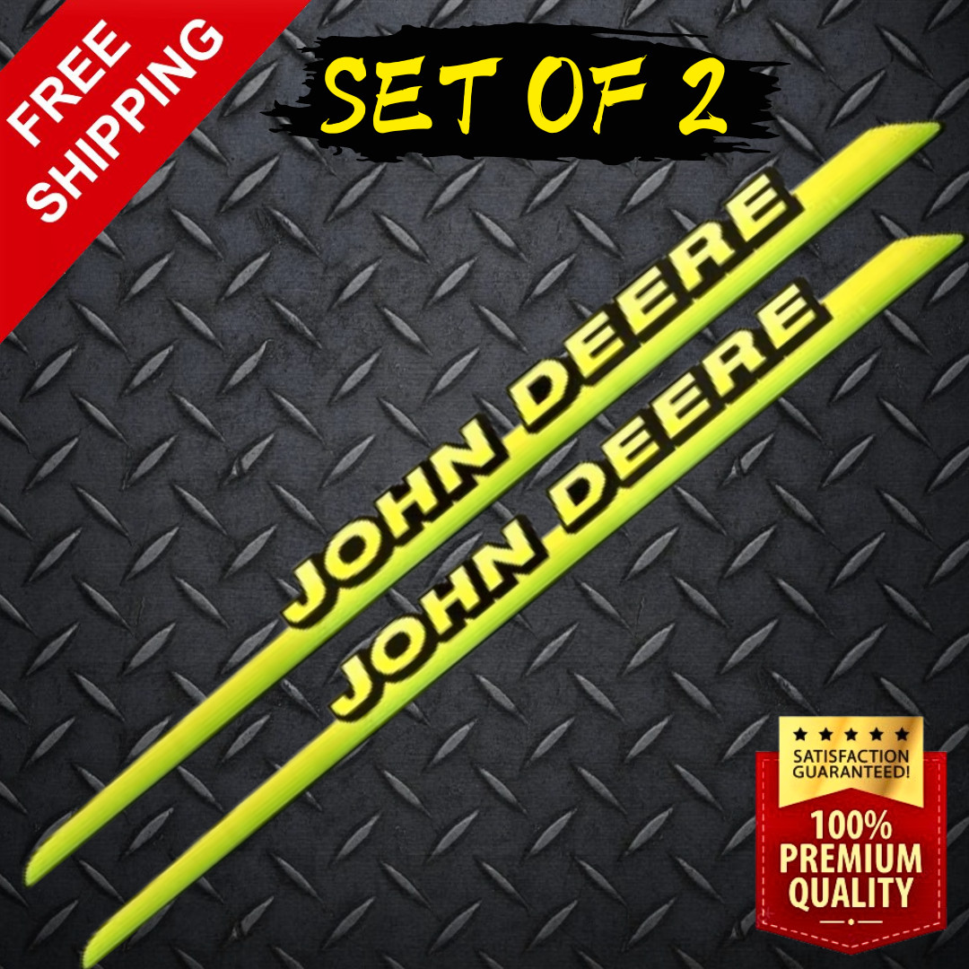 325, 335 or 345 Lawn Tractor Hood Premium Vinyl Decals Set – John Deere Decals