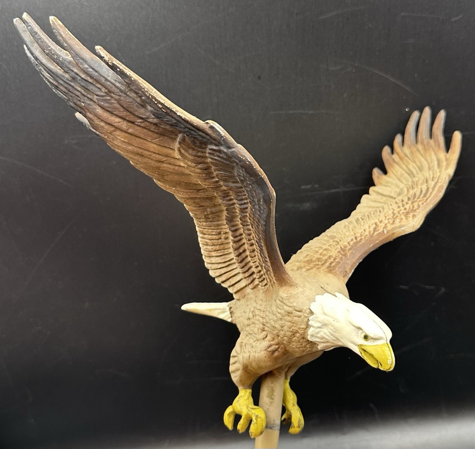 Aluminum American Bald Eagle Weathervane Topper Americana
