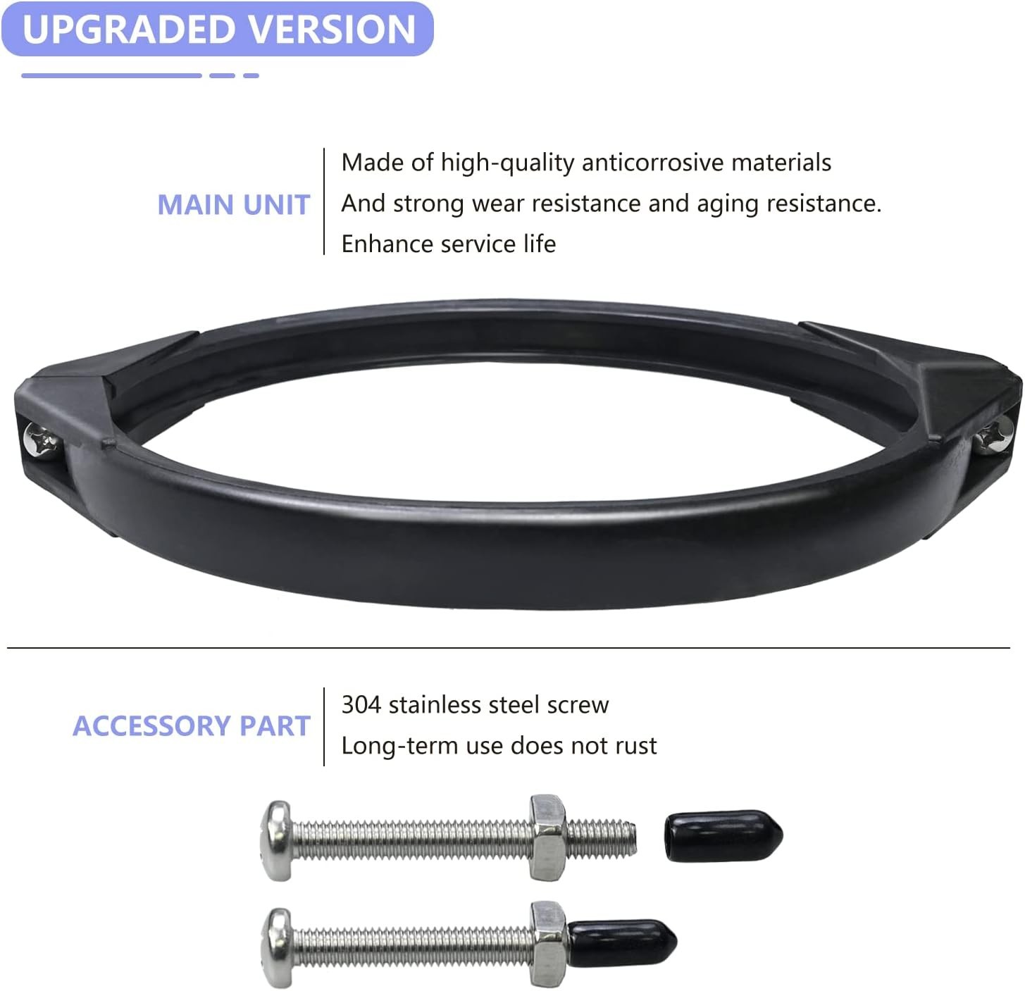 Easy Install 8 to 8.5 Inch Hayward Flange Valve Clamp – Perfect for Sand Filters