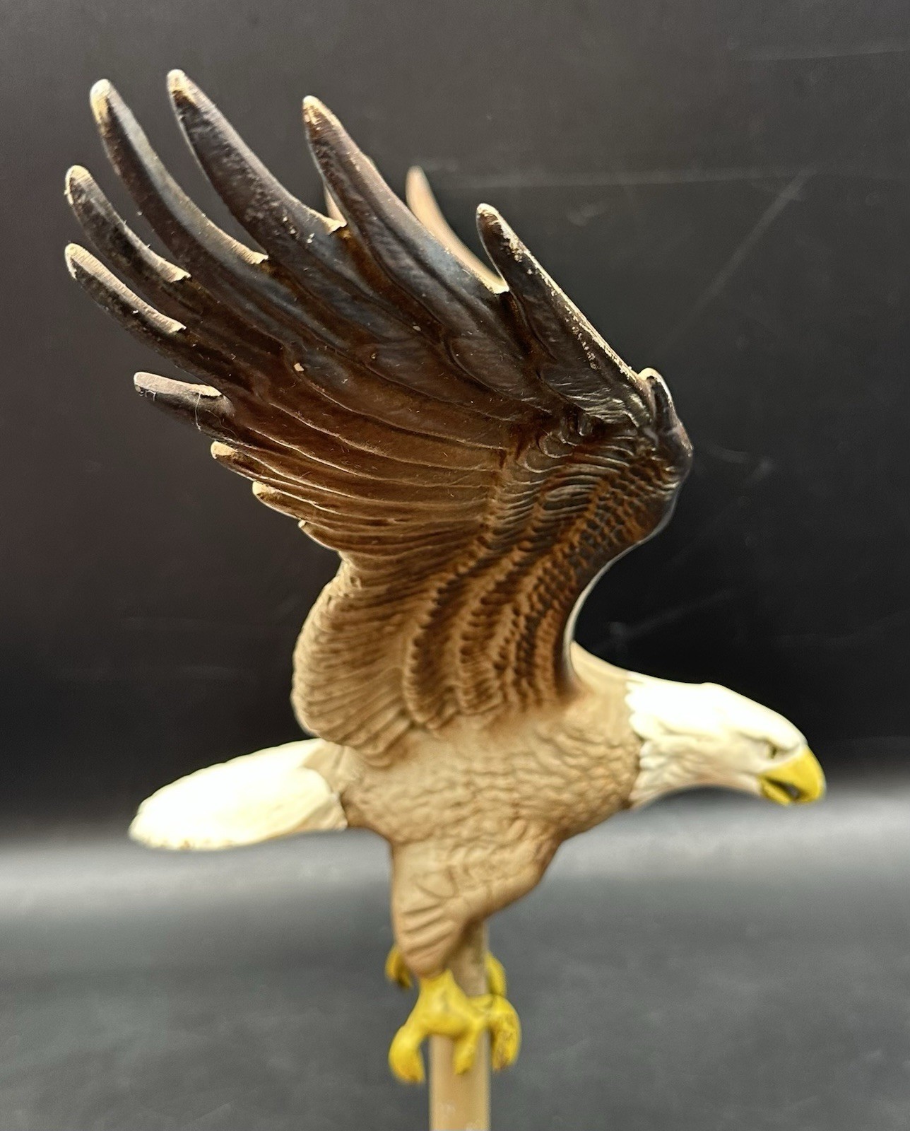 Aluminum American Bald Eagle Weathervane Topper Americana