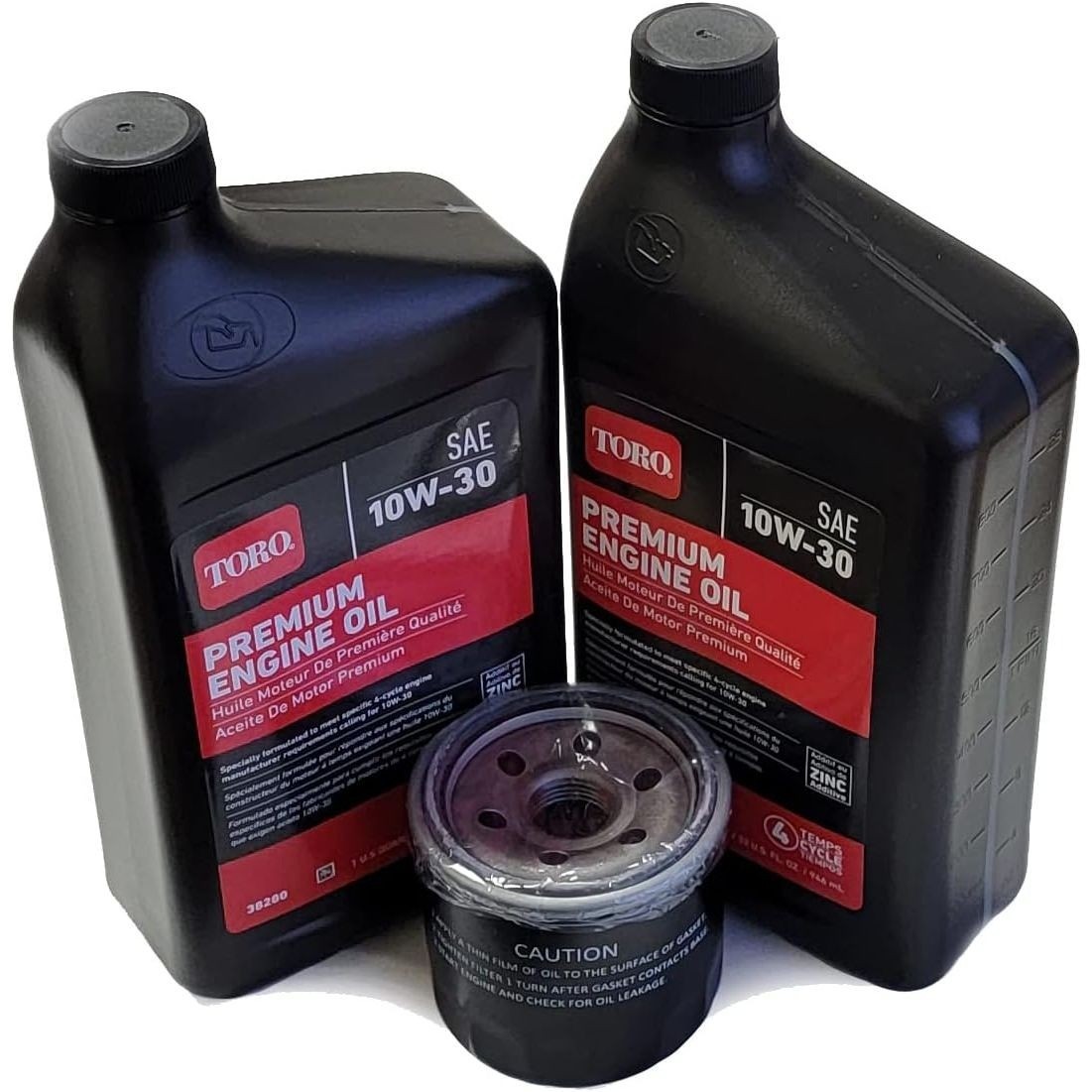 Toro Genuine OEM (Fits Exmark) Oil Change Kit with 136-7848 Oil Filter