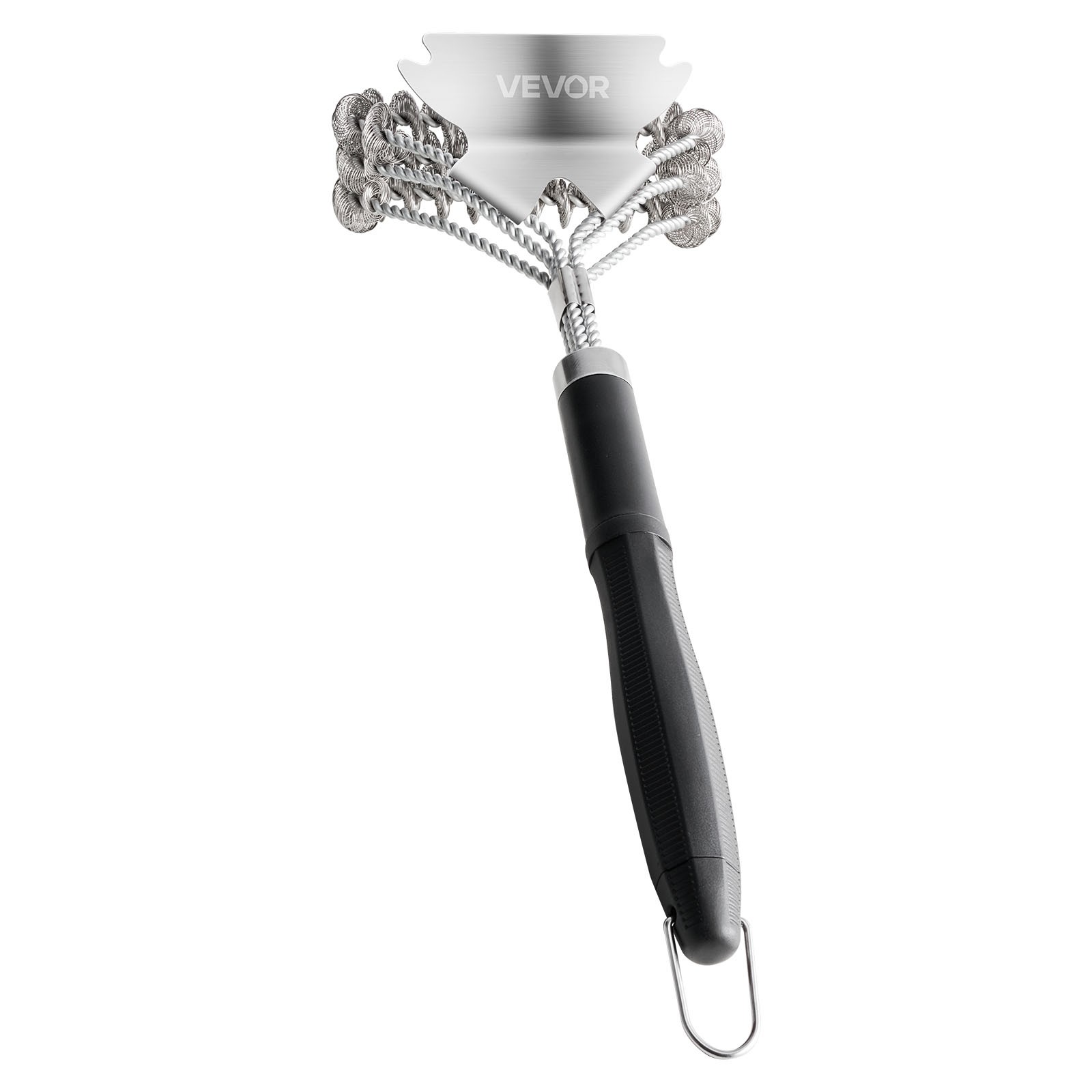 VEVOR BBQ Grill Brush and Scraper Stainless Steel Bristle Free Grill Cleaner